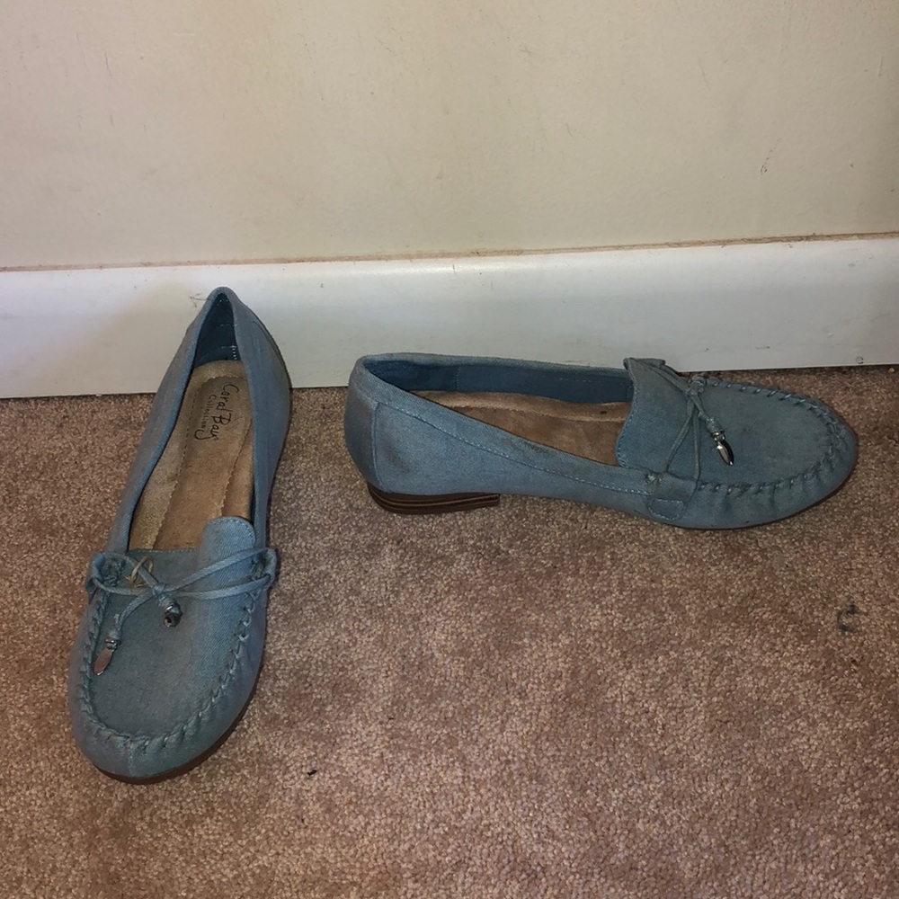 Blue flats